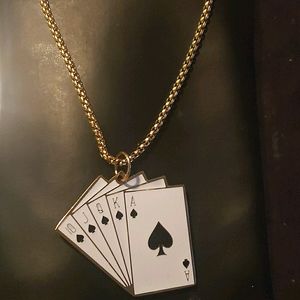 Necklace with cards